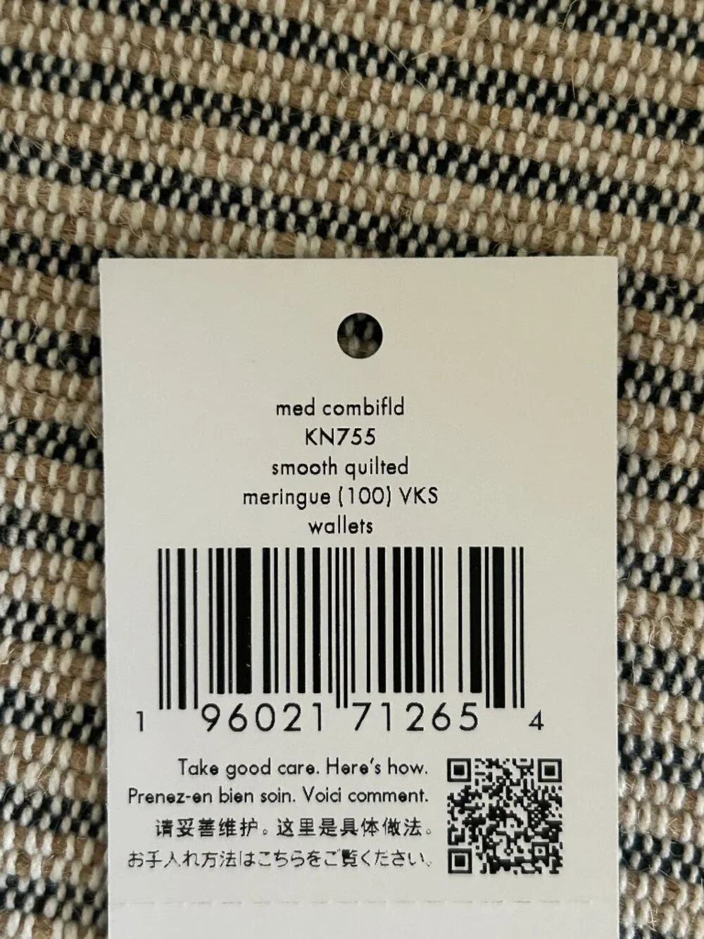 NWT kate spade Quilted Medium Bifold Wallet